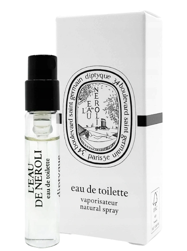 Сэмпл парфюма Diptyque L Eau De Neroli 2 / Туалетная вода Диптик Нероли пробник / Аромат в мини-флаконе