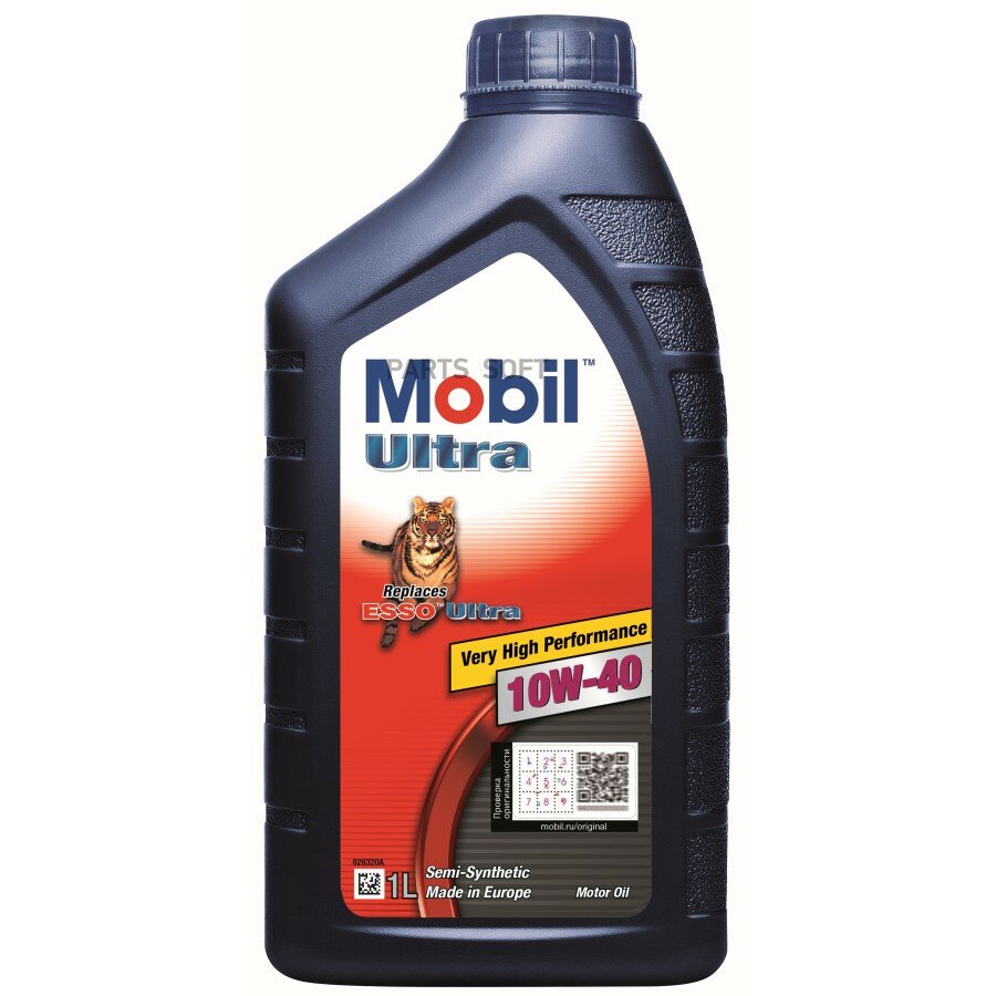 MOBIL ULTRA 10W-40 1л от официального дистрибьютора, MOBIL, артикул 152198