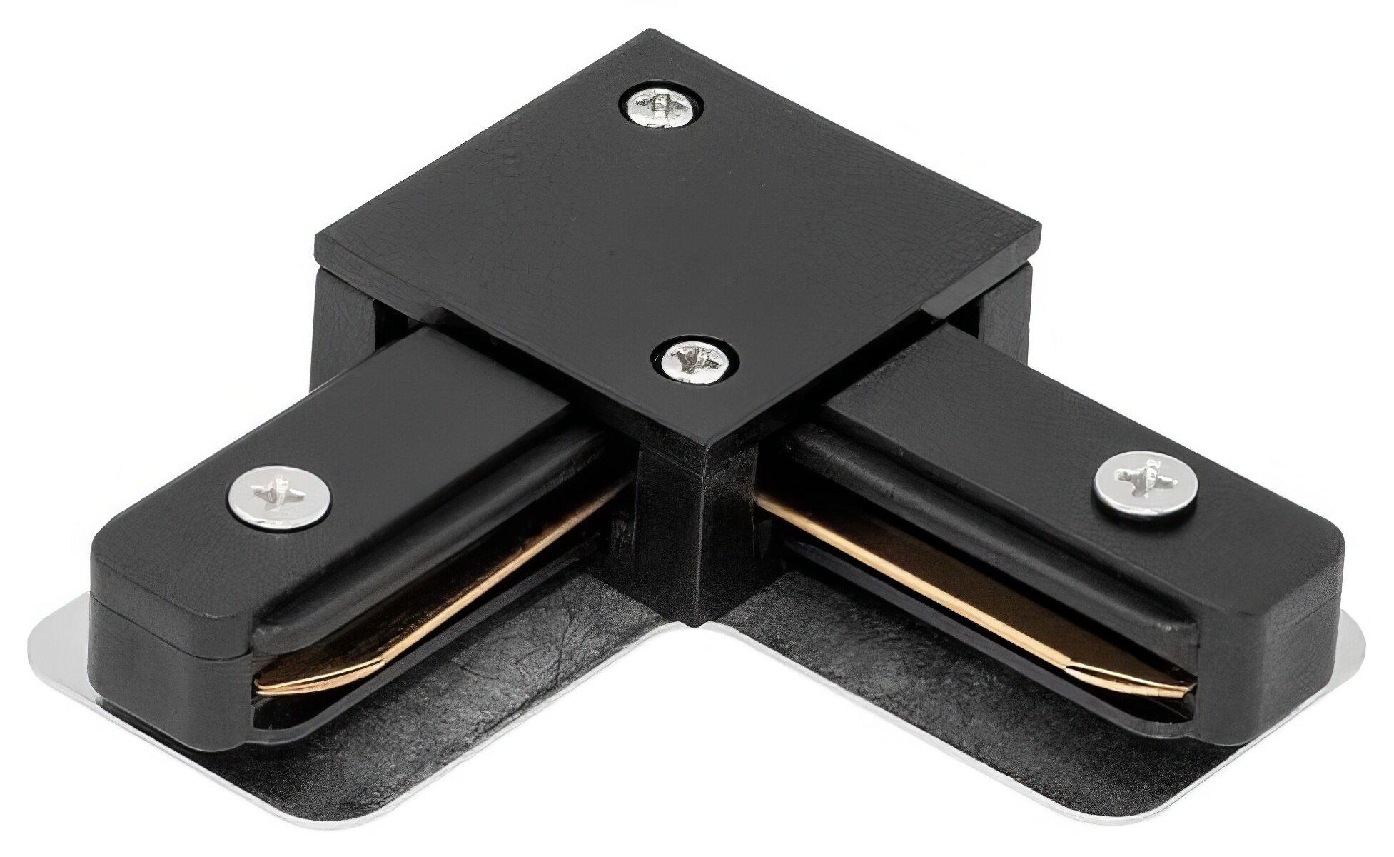 Коннектор для трековых систем DesignLed черный CN2-BL-L