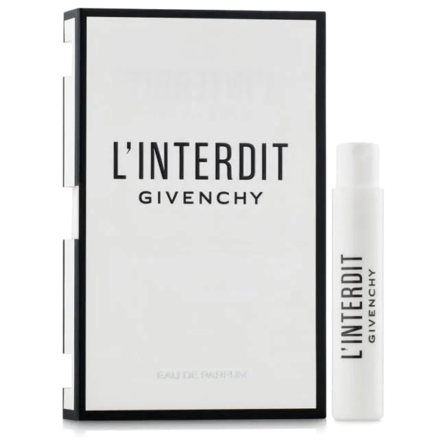 Красивый и стойкий аромат: Парфюмерная вода Givenchy L Interdit пробник 1 / Живанши Л Интердит миниатюра
