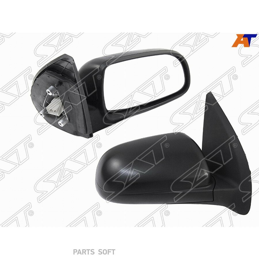Зеркало Chevrolet Aveo 05-11 / Daewoo Gentra 05-11 (Справа/ Регулировка/ 3 контакта/ 3/5D HBK/4D SED от официального дистрибьютора, SAT, артикул STCVA5940C1