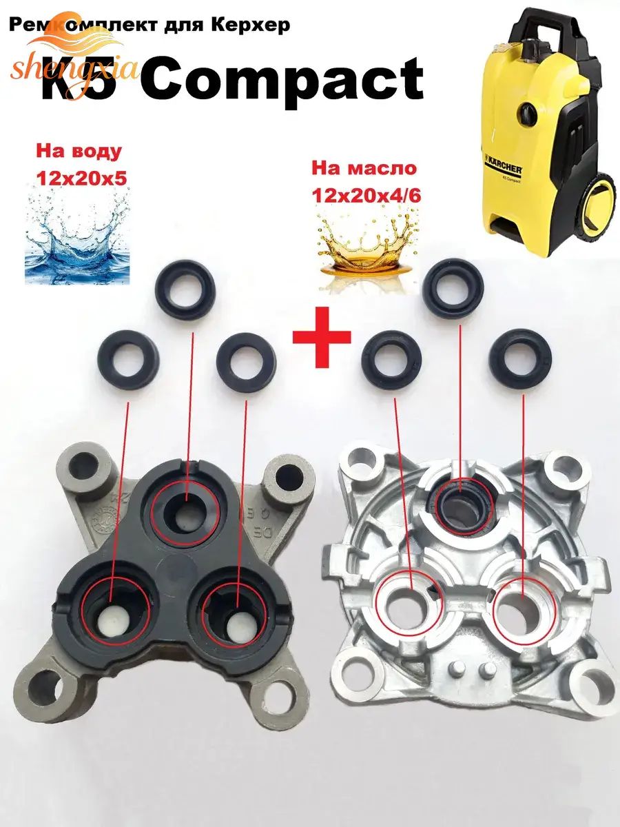 Премиум ремкомплект для Karcher K5 Compact