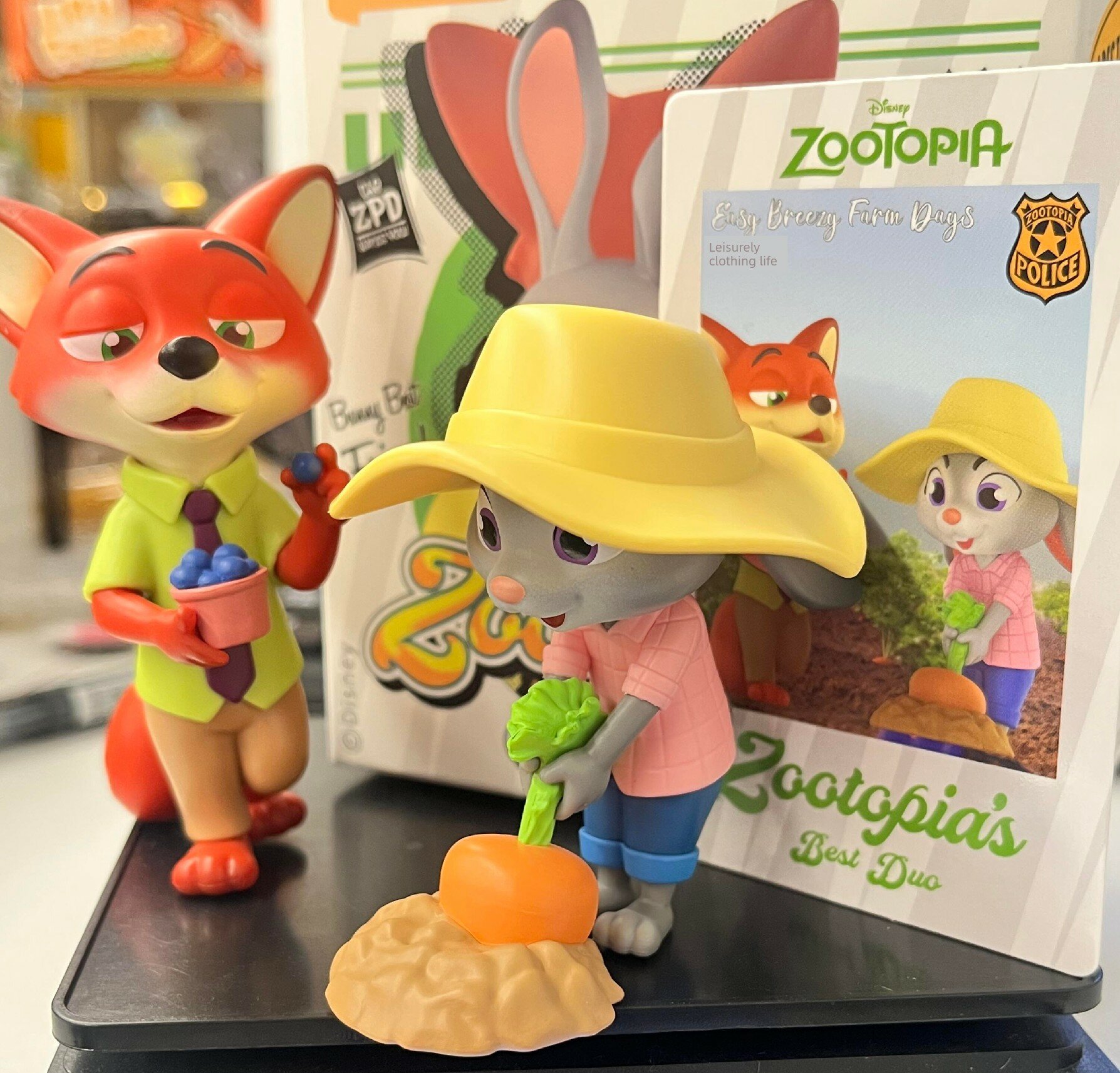 52TOYS Зверополис Серия Лучших Друзей Фигурка Случайная Коллекционная Игрушка Отдых Фермерская Работа (Открытая)