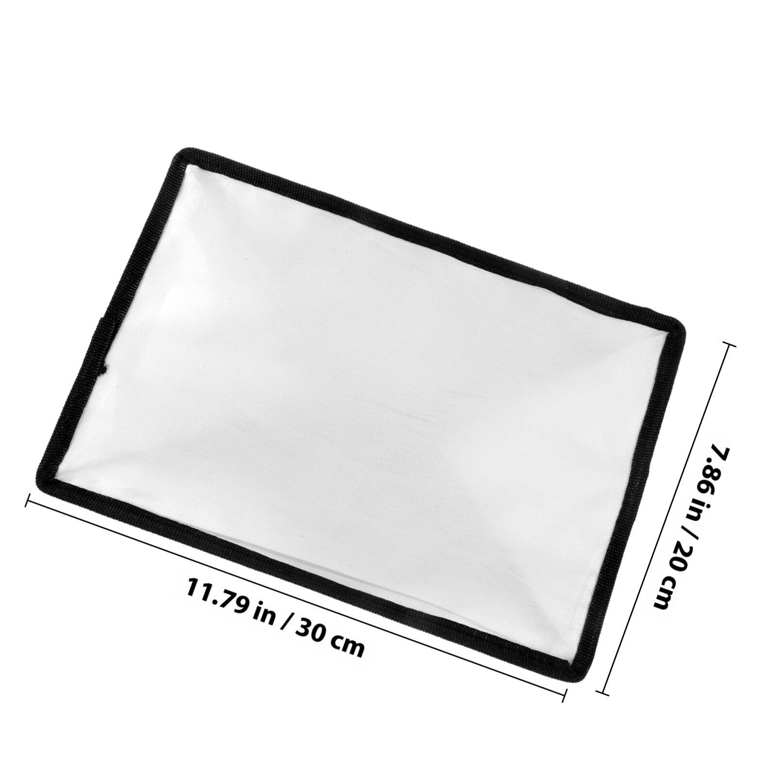 Фотографический Диффузор Для Вспышки Камеры С Мягким Ящиком 30X20Cm Из Ткани И Железа Для Улучшения Съемки 1Шт