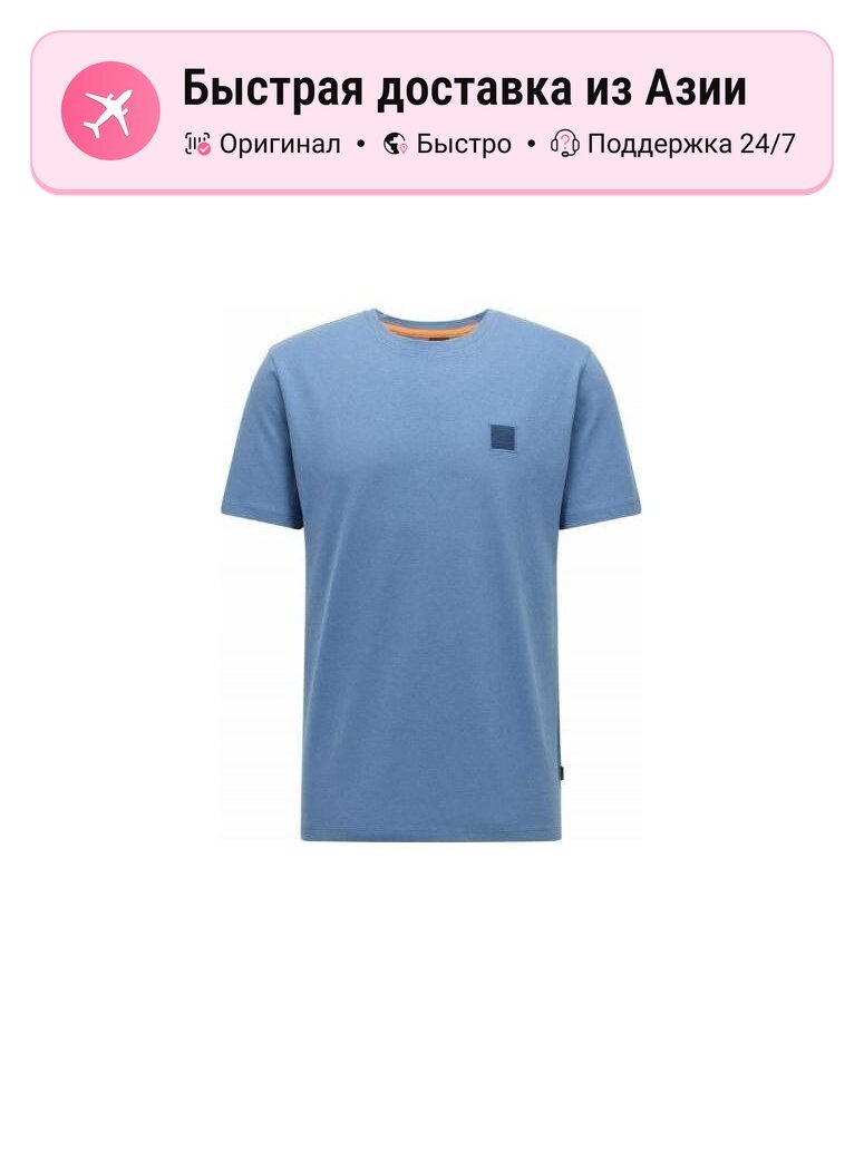 Футболка Blue Crew Neck Thin Straight Fit