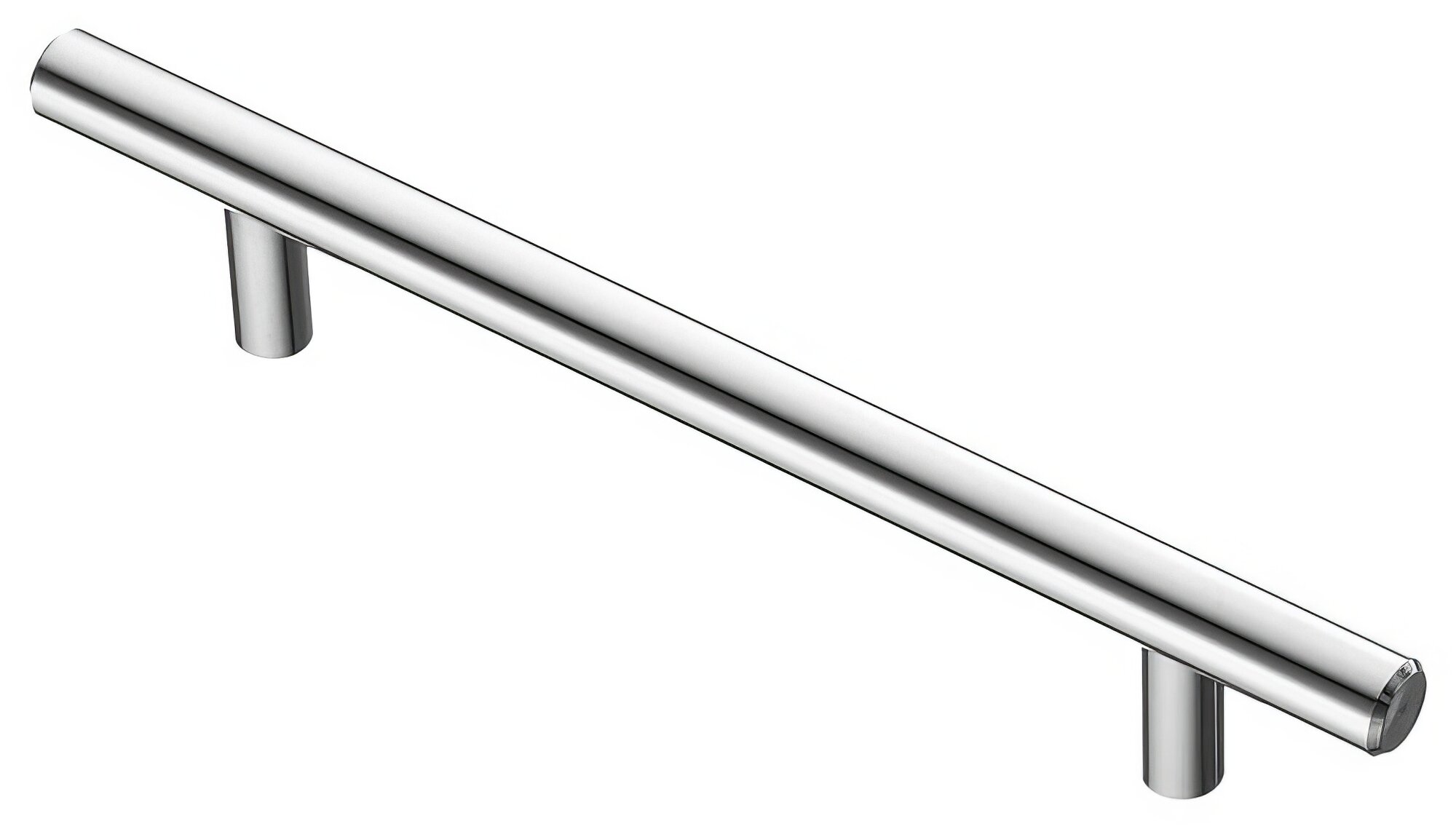 Ручка-рейлинг мебельная Kerron Metallic d12 мм 188 мм металлическая хром (R-3020-128)