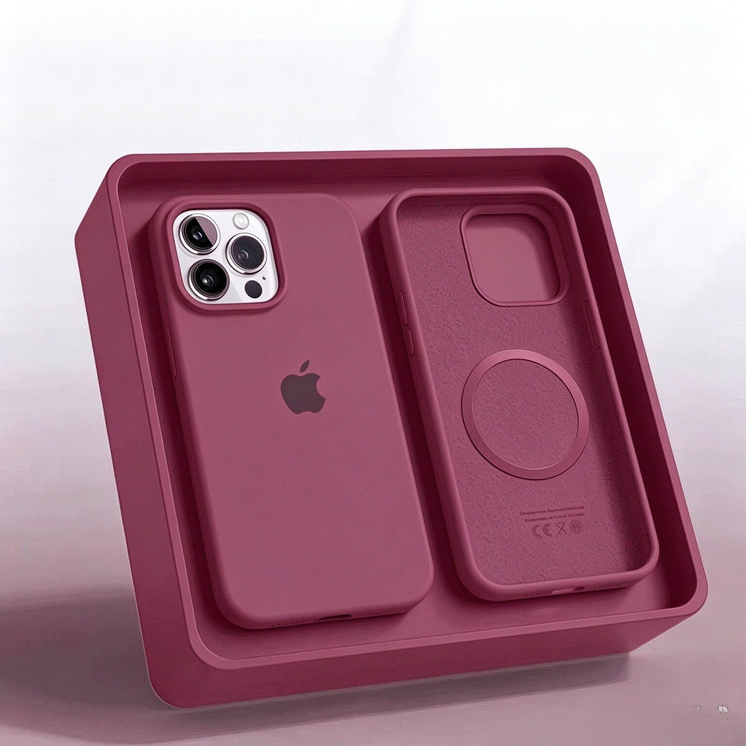 Чехол силиконовый MagSafe для iPhone 16 Pro Purple, Silicone case MagSafe для айфон 16 Про