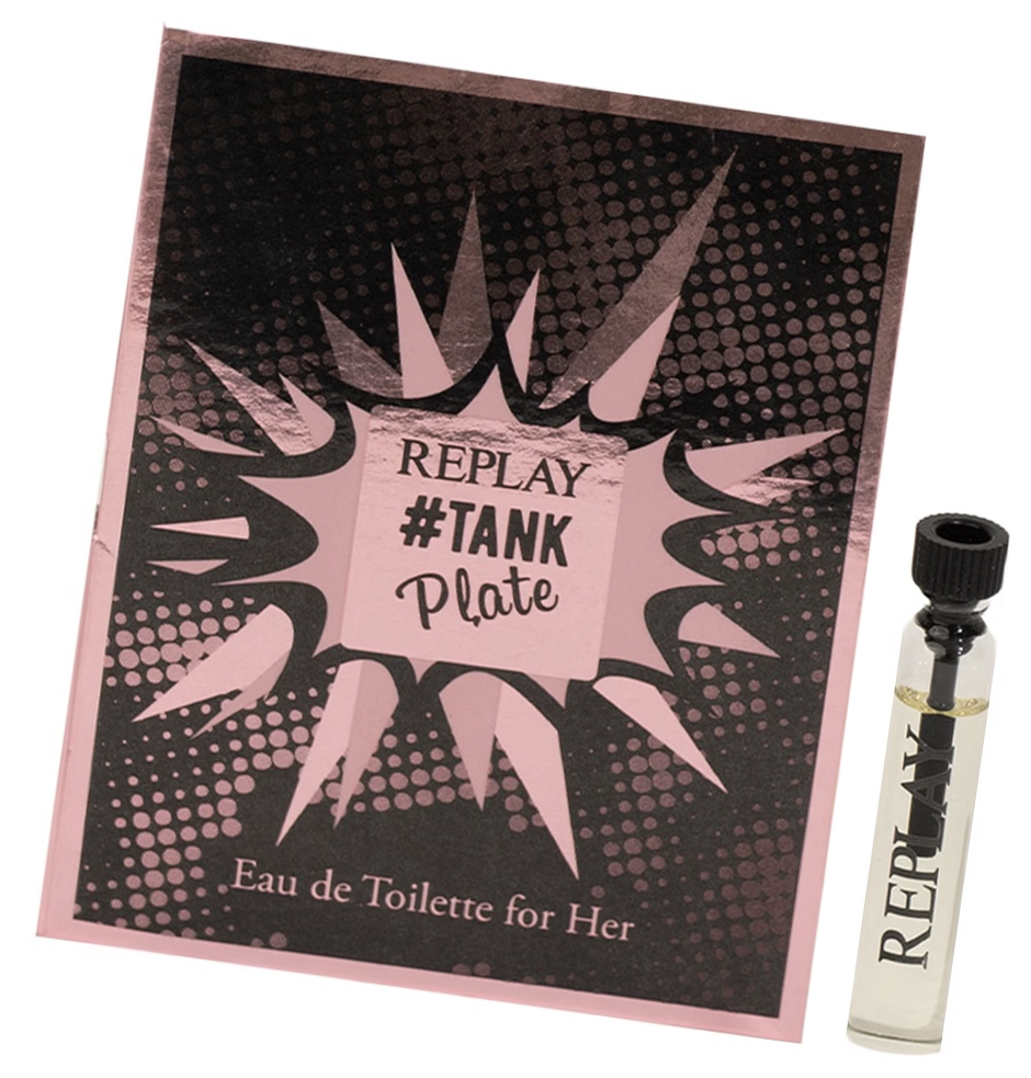 Туалетная вода Replay Tank Plate For Her пробник 2 / Реплей Танк Плейт Фо Хе миниатюра / Сэмпл для знакомства с ароматом