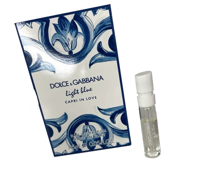 Парфюмерная вода Dolce Gabbana Light Blue Capri In Love пробник 1.5 / Миниатюра аромата Дольче Габбана Лайт Блю Капри Ин Лав