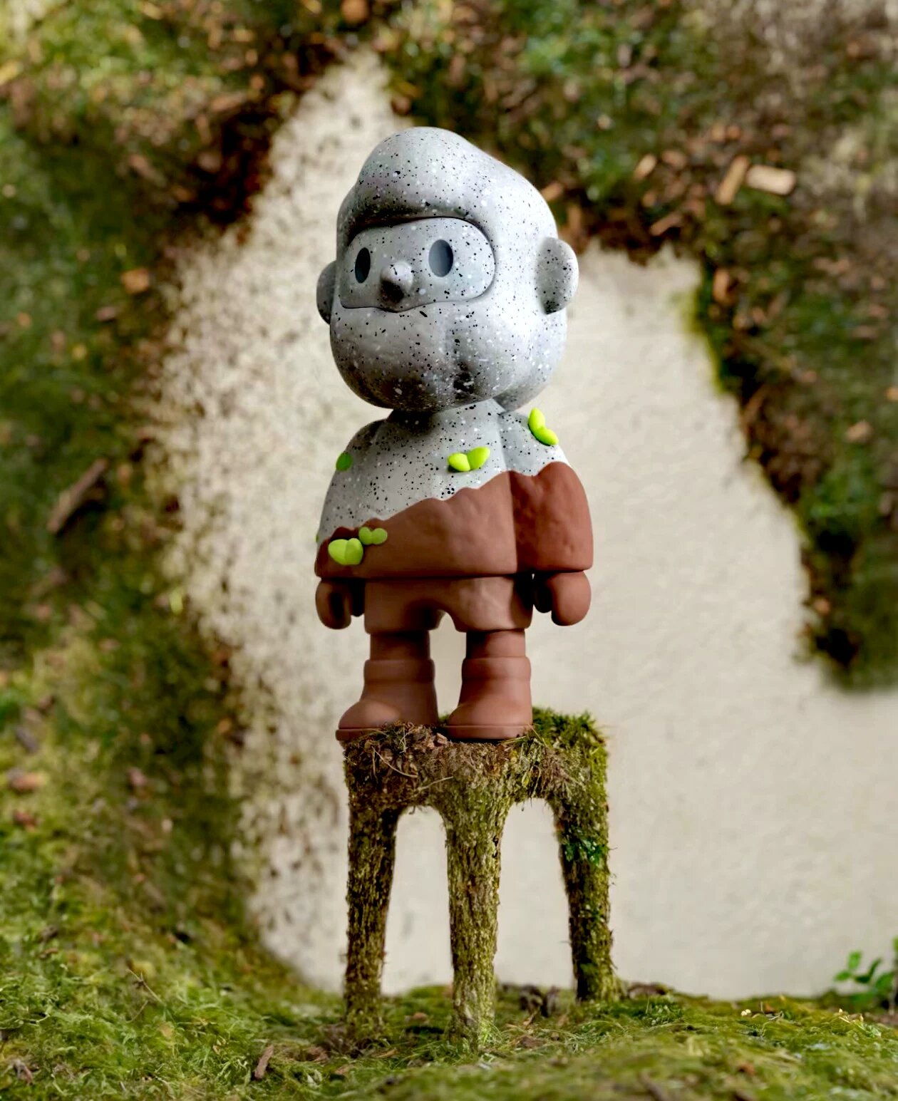 FARMER BOB Fragile Forest Collection Скрытая фигурка 'Прорастающий рост' единорога, Официальная лицензия, 10-летие