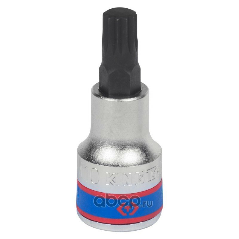 KING TONY Насадка (бита) торцевая 12, SPLINE, M10, L _ 60 мм King Tony 402610