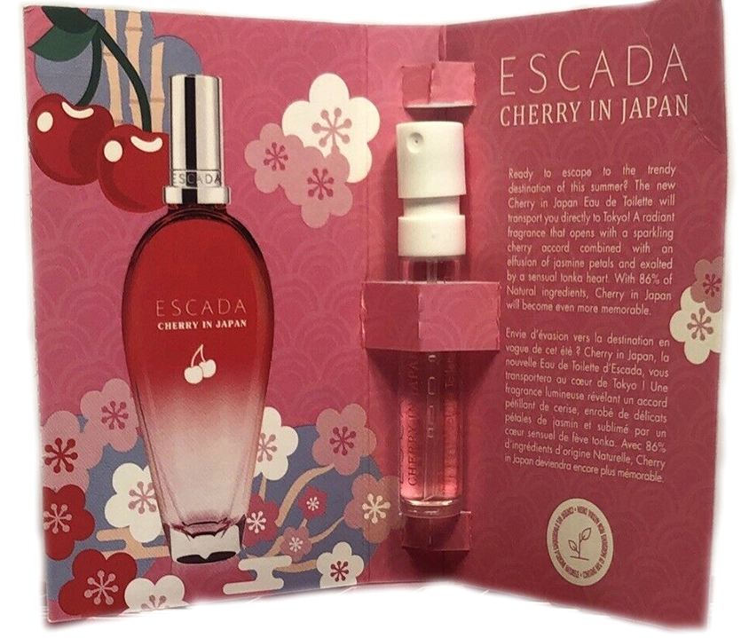 Парфюм в миниатюре: Туалетная вода Escada Cherry In Japan пробник 1.2 / Эскада Вишня В Японии сэмпл