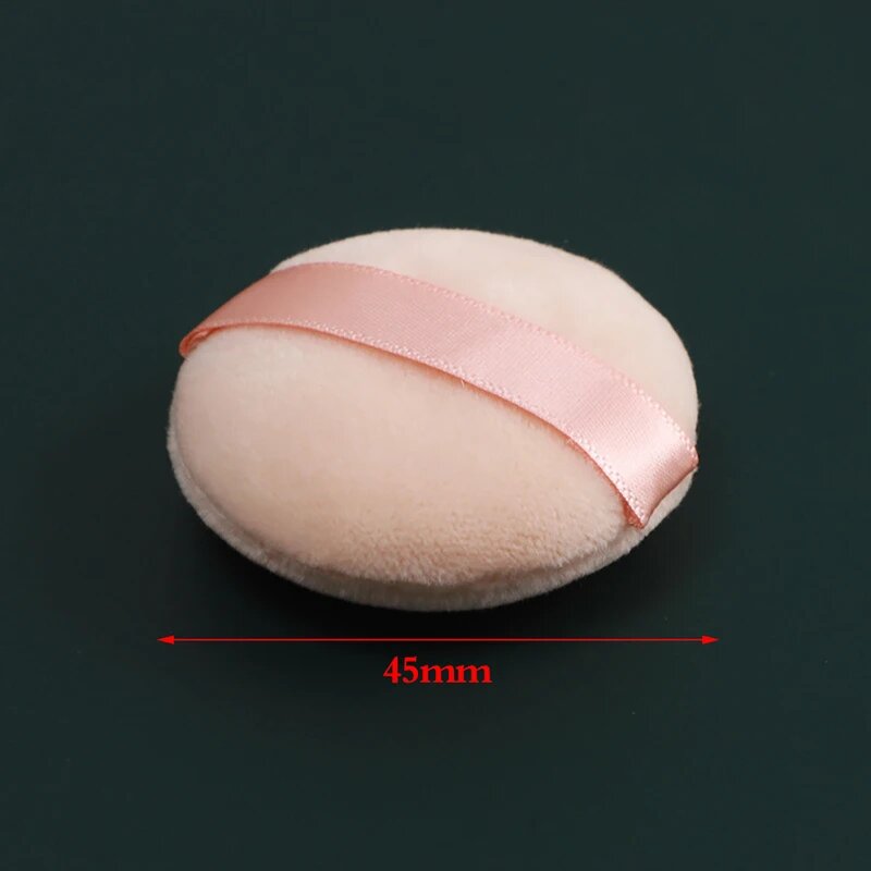 Пуховка для пудры, 45 x 16mm, Apricot