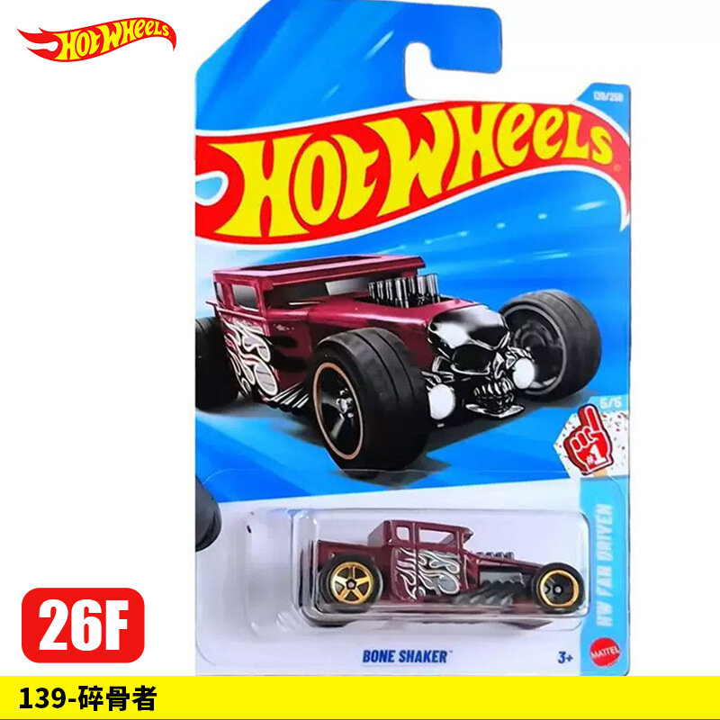 Модель автомобиля Hot Wheels 2026F, Bone Crusher, металлический, игрушка, коллекционная