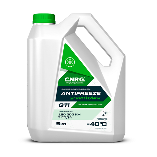 Антифриз CNRG Antifreeze Green Hybro G11 5kg