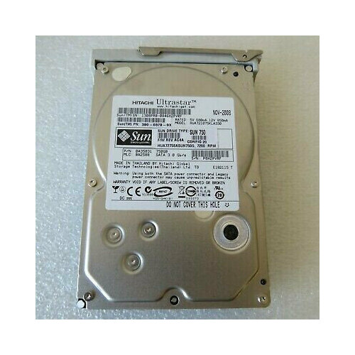 Жесткие диски Hitachi Жесткий диск Hitachi SUN 750GB SATA 7.2k Hard Disk Drive 540-7556-03