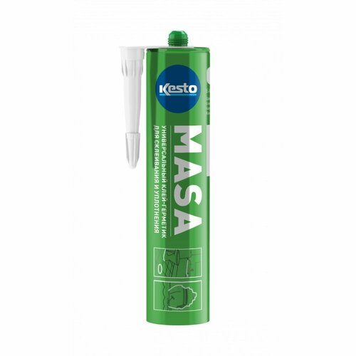 клей kiilto kesto eco 2k pu Kesto (kiilto) MASA Универсальный клей-герметик белый 310 мл