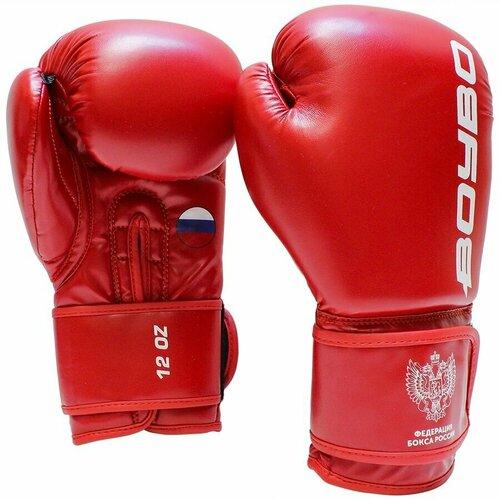 Боксерские перчатки Boybo Titan красные, 10 унций боксерские перчатки из натуральной кожи danata star dan hill 12 oz красные