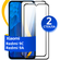 Комплект 2 шт. Защитное стекло для Redmi 9C, Redmi 9A / Противоуд...