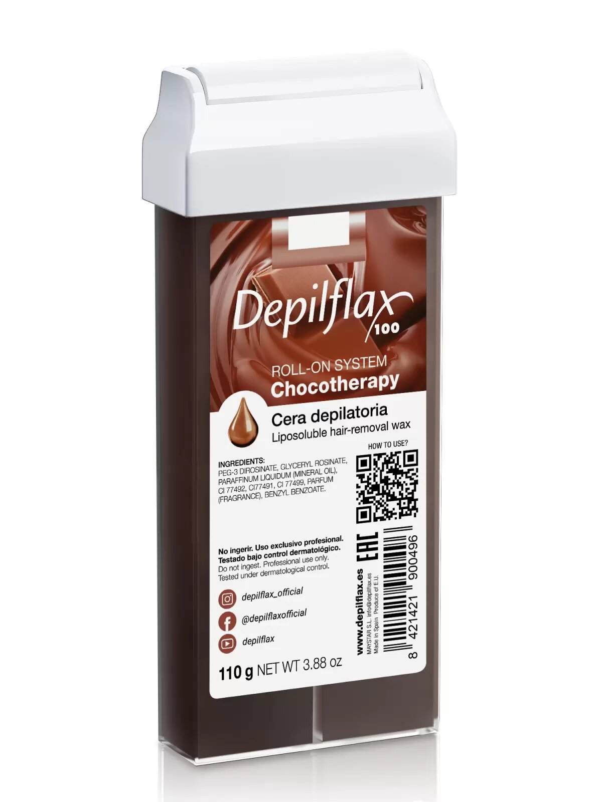 Воск для депиляции Depilflax100, шоколад, 110 г