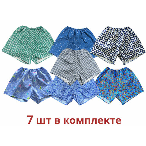 фото Трусы , 7 шт., размер 54, мультиколор ип бшкирев с.в.