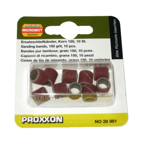 Шлифовальные цилиндры (10 шт, зерн. К 150) Proxxon (28981)