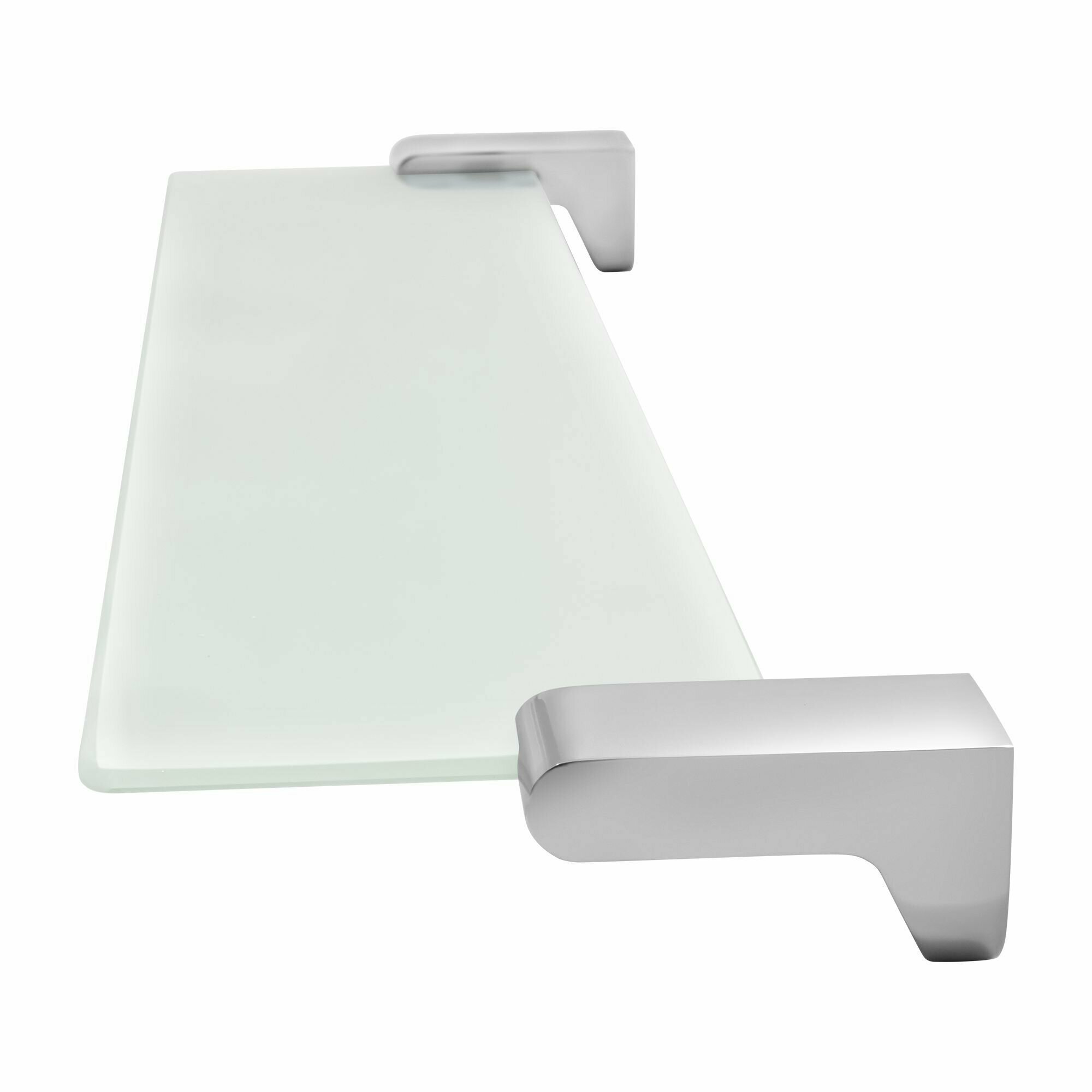 Полка стеклянная Solinne, B-85711, хром, стекло-сатин, Коллекция Mirror 2552.389 - фото №11