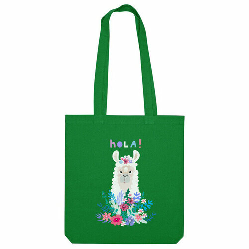 фото Сумка шоппер us basic, зеленый