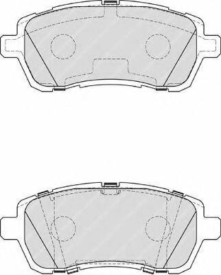 Колодки тормозные дисковые перед Ferodo FDB4179
