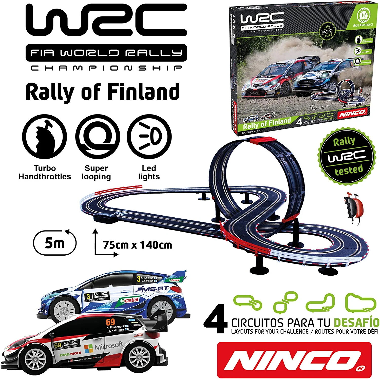 Автотрек Ninco Rally Finland 1:43 91014