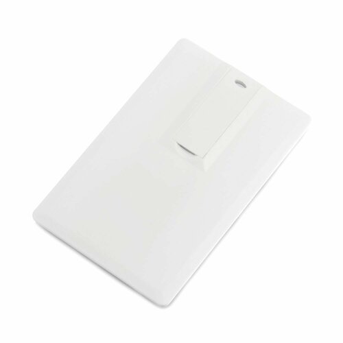 Флешка Визитка Plastic card, 64 ГБ, белая, арт. F03/2 5шт
