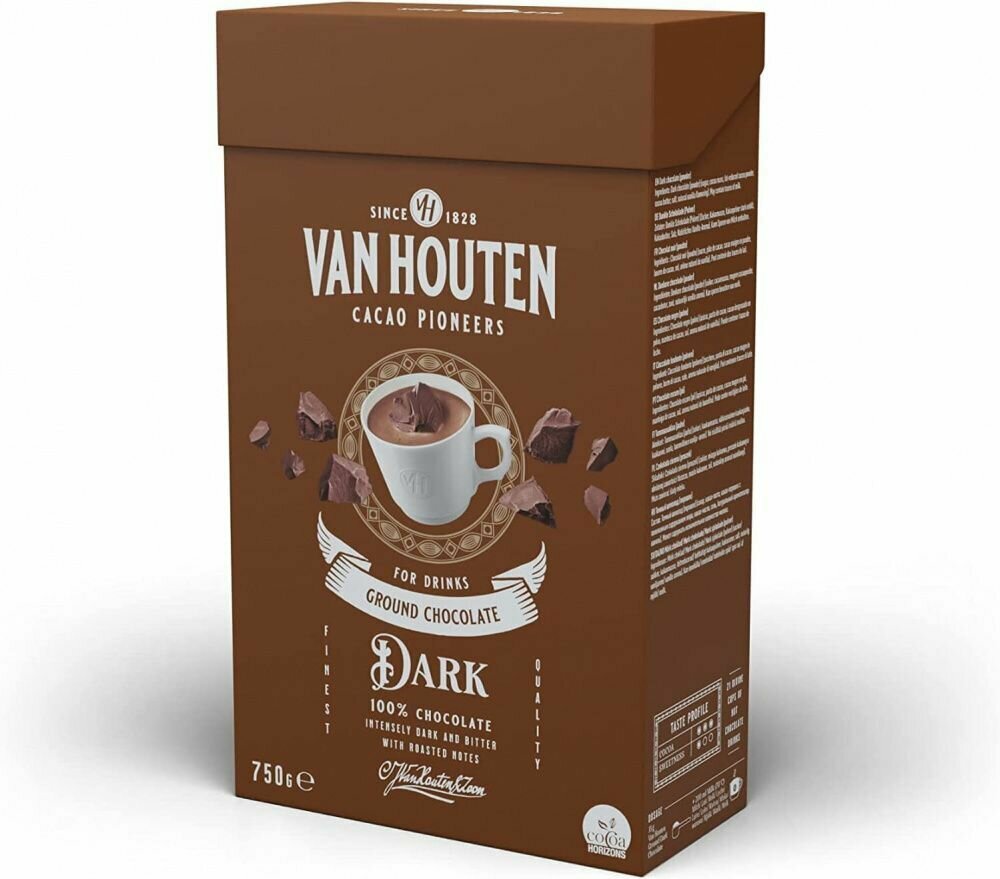Горячий шоколад Van Houten Ground Dark, 750 г - фотография № 4