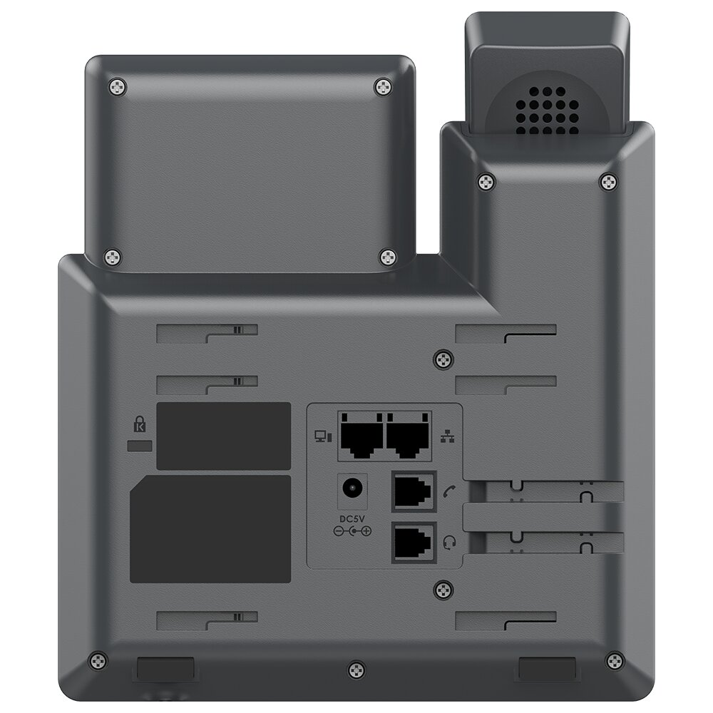 IP-телефон Grandstream GRP-2601 2 SIP аккаунта монохромный дисплей 132 x 48 с подсветкой конференция на 5 абонентов поддержка EHS