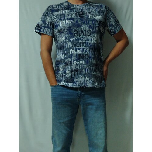 фото Футболка мир футболок, размер l, серый