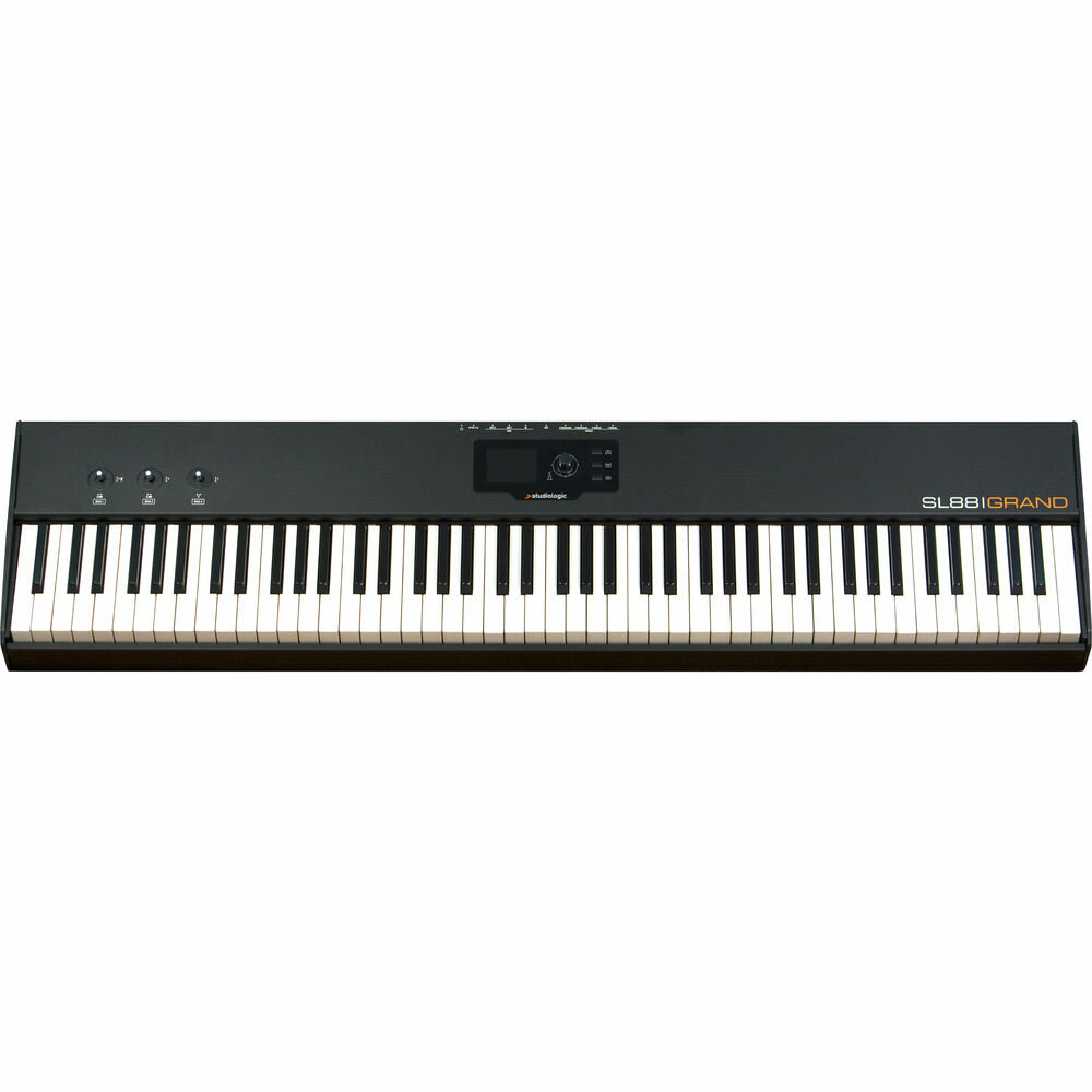 Studiologic SL88 Grand USB MIDI клавиатура, 88 клавиш с молоточковой механикой и послекасанием Fatar TP/40WOOD, 250 программ, TFT LCD дисплей 320х240