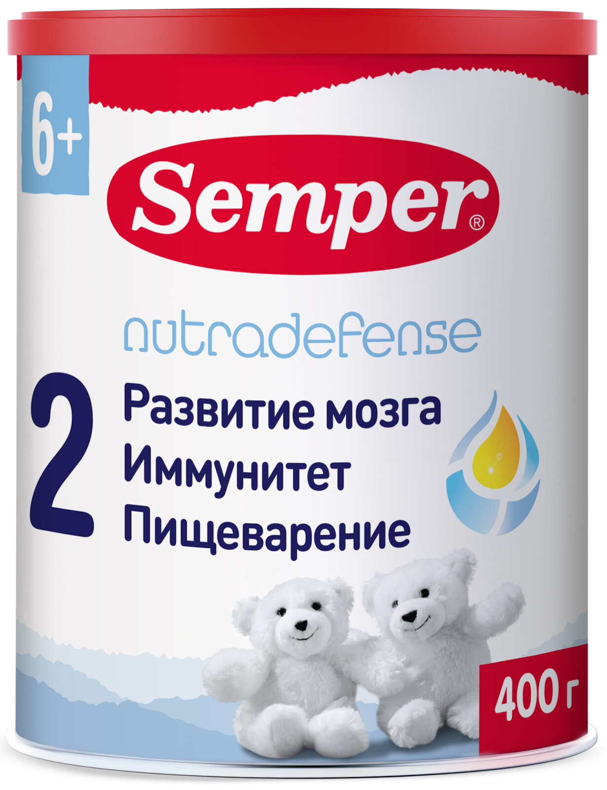 Молочная смесь Semper Baby 2 с 6 месяцев 400г