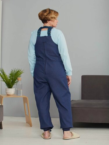 Изображение товара Комбинезон Альцгеймер джинс 3XL-4XL (56-58)