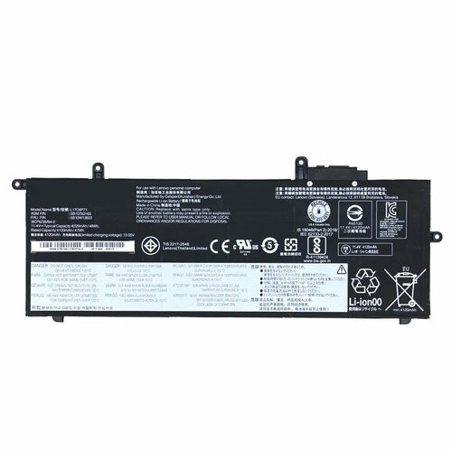 Аккумулятор для Lenovo ThinkPad X280 T480s 01AV470 SB10K97617 L17C6P71 48Wh 4200mAh 114V 5981₽