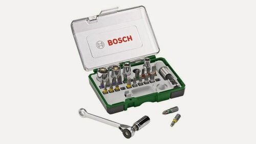 Изображение товара Набор бит с ключом-трещеткой Bosch 27 предметов