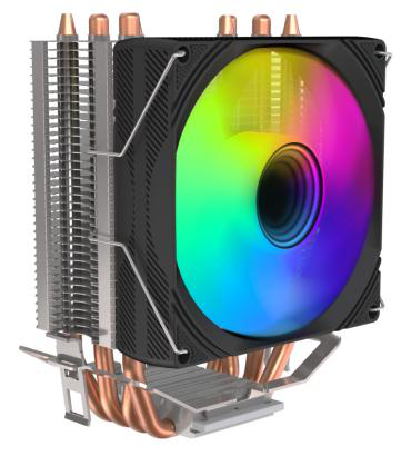 Кулер для процессора, 4 тепловые трубки, 4-pin, TDP 140W