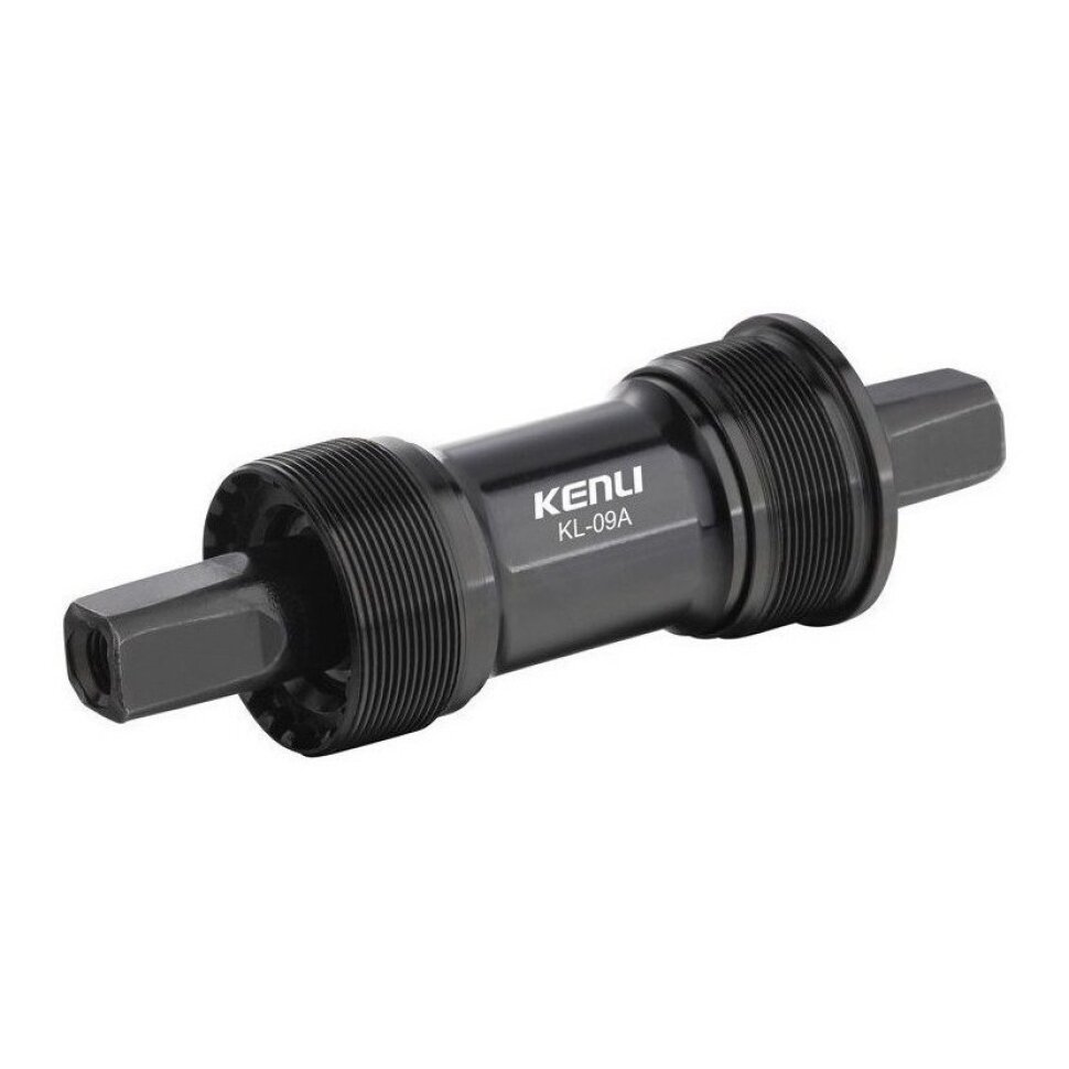 Каретка Kenli KL-09A 68/118 мм под квадрат, промподшипники, алюминиевый корпус и чашки