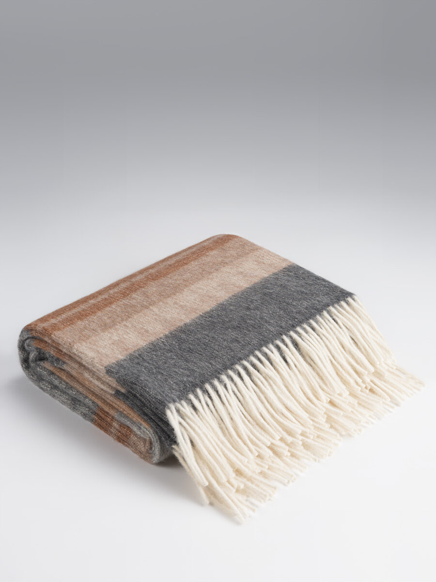 Плед перу Incalpaca 15 спальный 55% шерсть альпака 45% шерсть мериноса PP-57