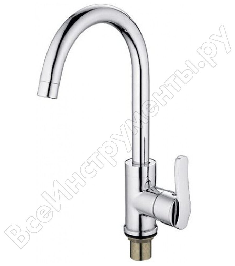 Смеситель для кухни Ledeme L4598, латунь, длина излива 219 мм, высота излива 241мм