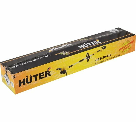 Садовые Триммеры Аккумуляторные Аккумуляторный триммер Huter GET-40-4Li 70/1/10, 40В, 4Ач, 8000об/мин