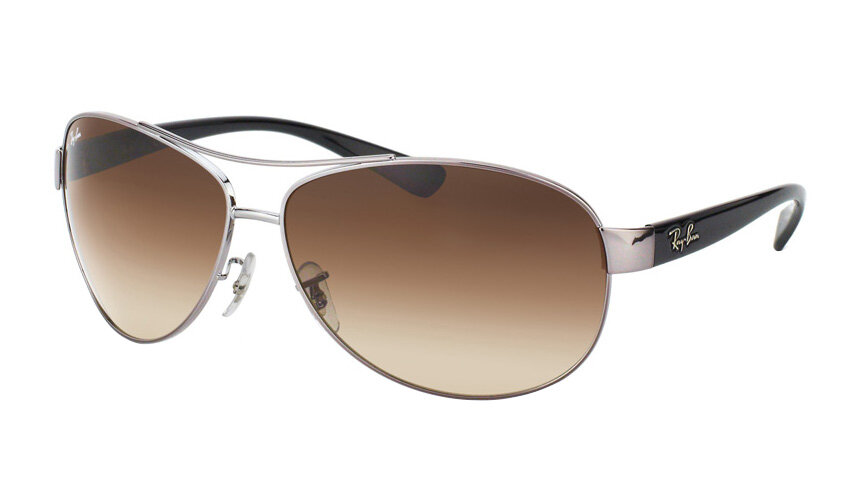 Солнцезащитные очки Ray-Ban, серебристый — фото 1