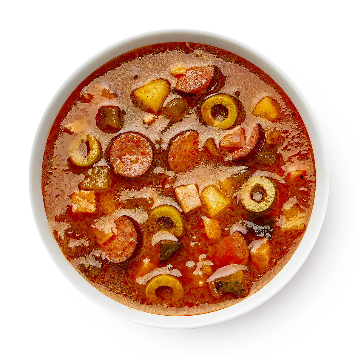 Солянка "Из Лавки", большая порция, ассорти копченостей, с маслинами, 500 г