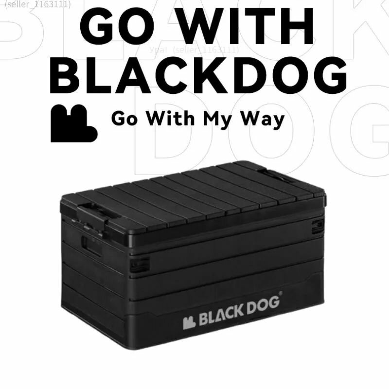 MIIDEE Кемпинговый складной ящик для хранения Naturehike BLACKDOG 60L Пикник большой емкости ультра легкий PP ящик для хранения BD-SNX003