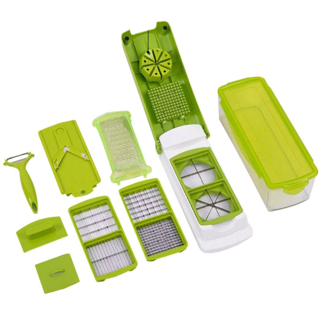 Овощерезка фрукторезка Nicer Dicer Plus 10в1 для нарезки овощей