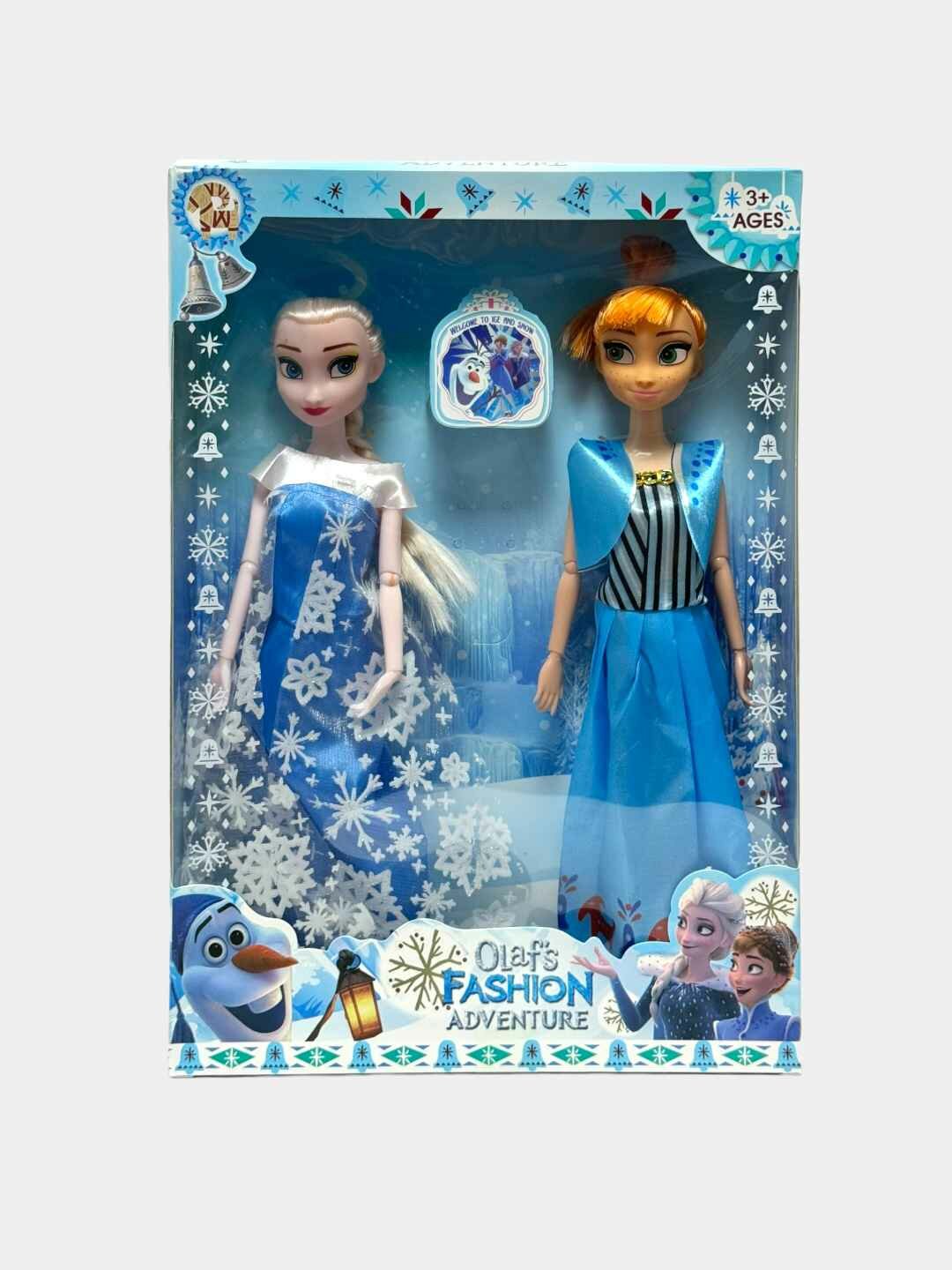 Набор кукол Disney Frozen Эльза и Анна мультяшные 30 см, 2 шт. Код. 24673