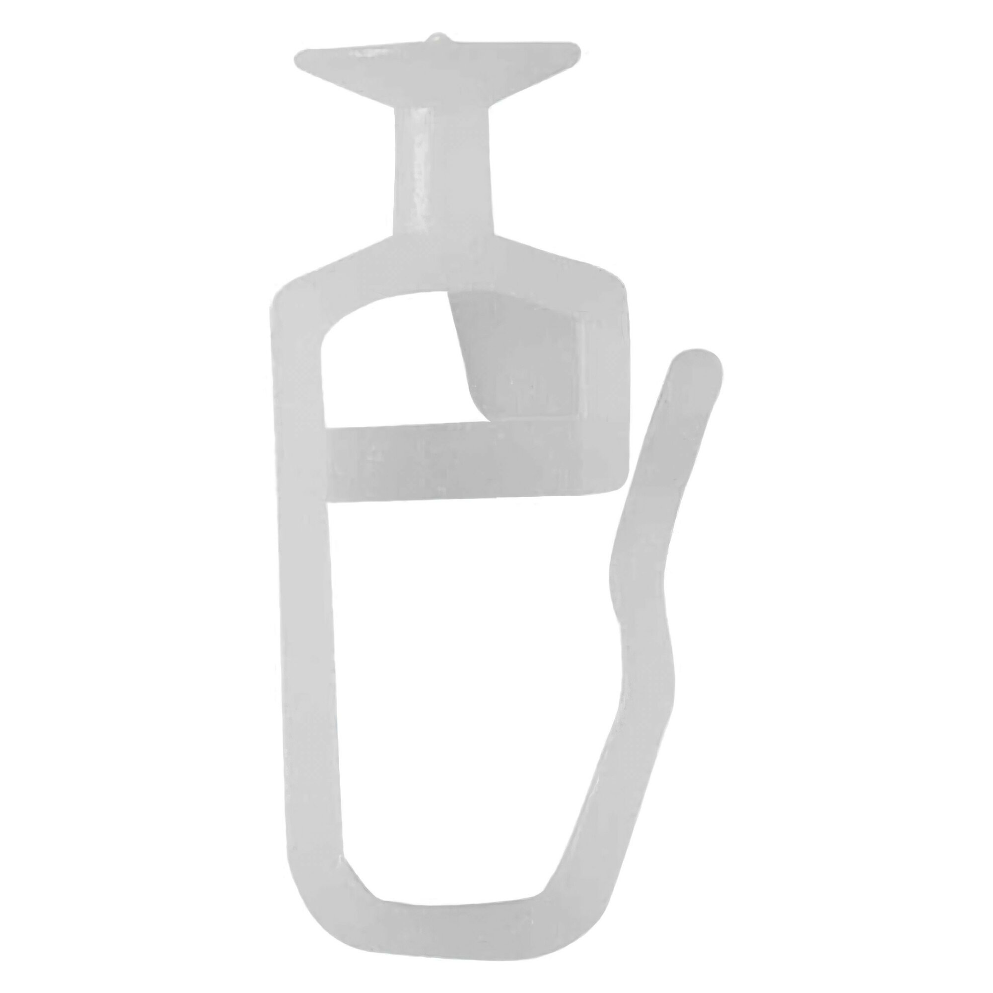 Крючок для пластмассовой шины УЮТ 09.12.311 20 шт пластик белый